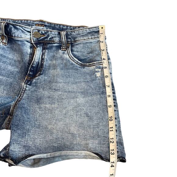 KUT From the Kloth Distressed Light Wash High Rise Shorts Size 6 - Picture 11 of 11